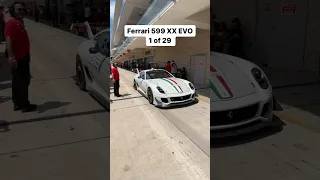 Behold, the rarest of the rare, the Ferrari 599 XX EVO - one of only 29 ever produced