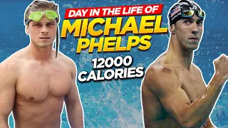 I TRAINED & ATE LIKE MICHAEL PHELPS | 12,000 CALORIES