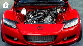 LS Swapped Mazda RX8 - Full Build in 10 Minutes!