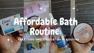 that "you smell good" bath routine | MY VERY AFFORDABLE bath / hygiene routine | Tsholo M