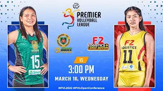 ARMY BLACK MAMBA vs. F2 LOGISTICS - Full Match | Preliminaries | 2022 PVL Open Conference