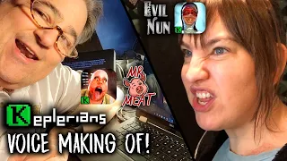 MAKING OF 😱 EVIL NUN 🔨 MR MEAT 🍖 Real VOICE ACTORS explaining the DUBBING WORKFLOW 🎙