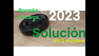 ¿Como solucionar el problema cuando la Roomba no carga?  Solución en menos de 2 minutos 2023