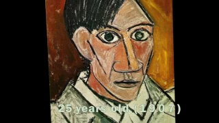 Pablo Picasso’s Self Portrait Evolution From Age 15 To Age 90