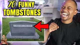 The TOP 70 FUNNIEST Tombstones EVER | Alonzo Lerone