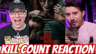 Evil Dead Rise (2023) KILL COUNT REACTION