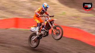 Tom Vialle #28 - Training for MX2 World Championship in Motocross Lacapelle 2022