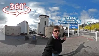 Morning Walk On The Malibu Pier in 360 Virtual Reality-VR