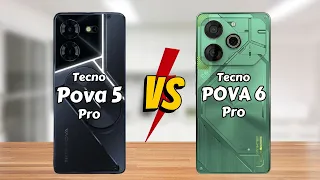 Tecno POVA 5 Pro vs Tecno POVA 6 Pro || Full Comparison