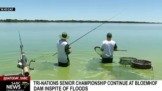 Tri-Nations Angling Senior Championship to continue at the Bloemhof Dam in spite of floods