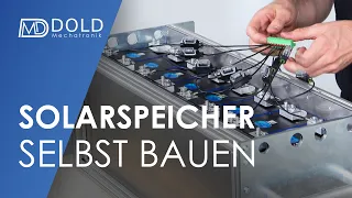 Robuster Solarspeicher | Einbau von EVE LF280K LiFePO4 Zellen in Gehäuse #solar #solarpower