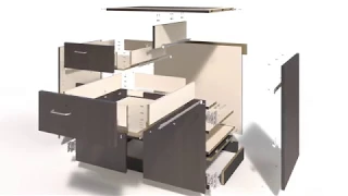 product animation - cabinet