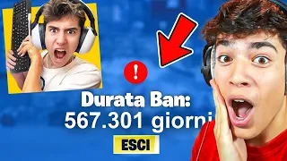 Ho fatto *BANNARE* i miei AMICI da Fortnite!