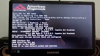 How To Fix American Megatrends Cmos - Error ||  Bios Problem Fixed- || Bios Error को कैसे ठीक करें ?