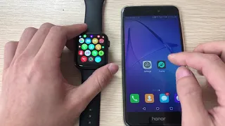 Connect the watch with an Android phone. and open the Promissions in the setting of your phone.