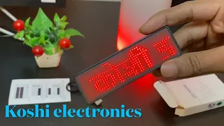 How to program Huidu led badge Display