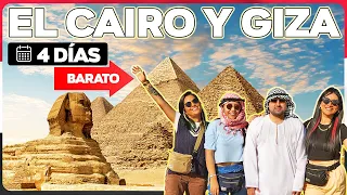 ¡No creerás todo lo que hicimos en EGIPTO A BAJO PRECIO 💰! | 4 días paseando por EL CAIRO y GIZA 🇪🇬
