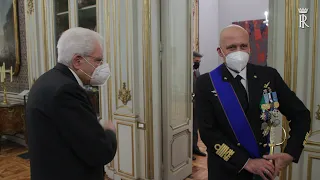 Mattarella incontra il Gen. S.A. Enzo VECCIARELLI e Amm. Sq. Giuseppe CAVO DRAGONE