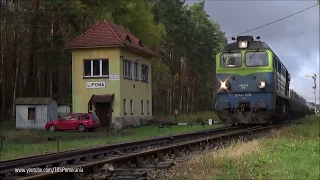 Sielankę stacji Lipowa Tucholska przerywa pędzący ST44 // ST44 powering through Lipowa Tucholska