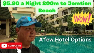 Jomtien Beach Pattaya Hotel Options - Starting at 200baht per Night and Great Location