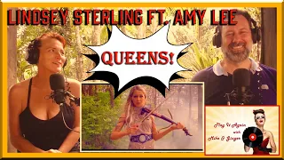 Love Goes On and On - LINDSEY STERLING ft AMY LEE Reaction with Mike & Ginger