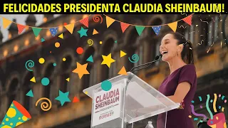 🔥FELICIDADES PRESIDENTA DE MÉXICO CLAUDIA Sheinbaum PARDO!