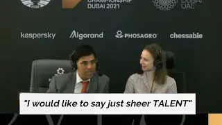 Anand on What Made Him The World Champion - "Just Sheer TALENT But.."