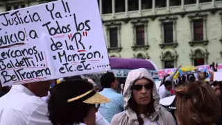 2da Histórica Manifestación, Guatemala 16 de mayo del 2015