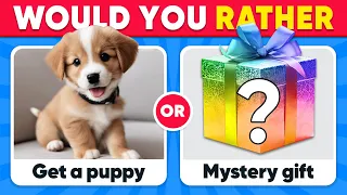 Would You Rather...? 🎁 MYSTERY Gift Edition | Quiz Kingdom