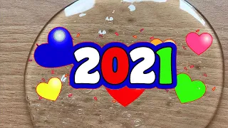 2021 Clay Mixing into Slime 😍 Viral Slime ASMR 💘 2021 Slime Videos💖