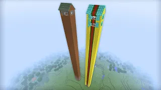 НЕБОСКРЁБ БОМЖА ПРОТИВ НЕБОСКРЁБА МИЛЛИОНЕРА В МАЙНКРАФТ | Компот Minecraft