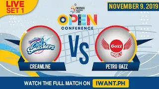 LIVE: SET 1 | Creamline vs. Petro Gazz | Nov 9, 2019 #PVL2019 (Watch the full game on iWant.ph)