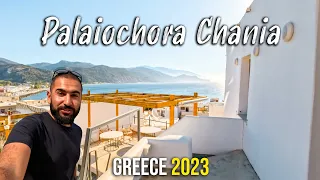 Palaichora Crete, walking tour in 4k, Crete Chania, Greece 2023