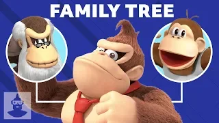 Donkey Kong Family Tree - The History Of The Kongs! | The Leaderboard