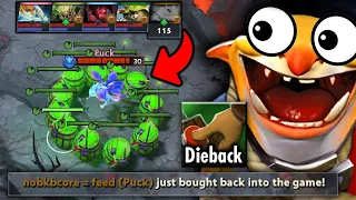 Impressed Rank Immortal Puck with Instant DIEBACK Button | 15-0 Techies MVP!!!