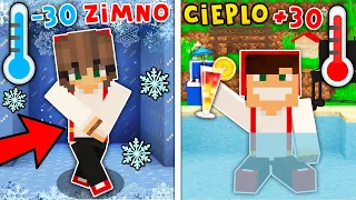 ZIMNO VS CIEPŁO - GDZIE GPLAY POJEDZIE NA WAKACJE W MINECRAFT?!