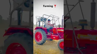 Farming ❌#mahindra #tractor #malik shab #trending
