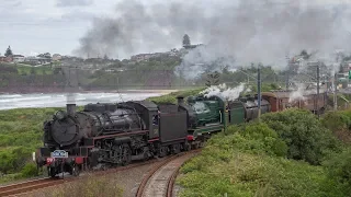 Australian Steam: 3526 and 5917 on the Kiama Picnic Train