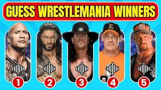 Can You Guess WrestleMania Champions by Their Entrance Music? 🎵✅🔊
