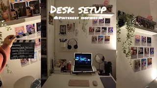 My cozy desk setup + tour ☁️ || IKEA shopping | Pinterest Inspired #desksetup #aesthetic #pinterest