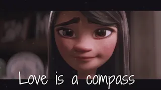 Love is a compass | Disney Christmas Ad [Lyrics video]