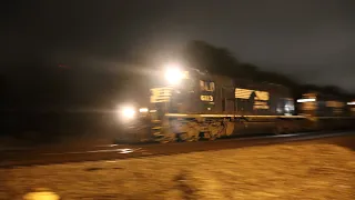 Amtrak's at 60 mph w/ Ns mixed freight