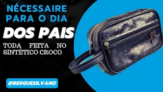 nécessaire masculina MAIS FÁCIL DE FAZER que uma bolsa feminina. #nécessaire