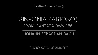 Sinfonia (Arioso) from Cantata BWV 156 by J. S. Bach - Piano Accompaniment