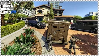 MICHAEL'S MANSION GETS RAIDED BY S.W.A.T POLICE IN GTA 5