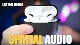 LISTEN HERE! AirPods Pro Spatial Audio TEST on iOS 14 - My Take