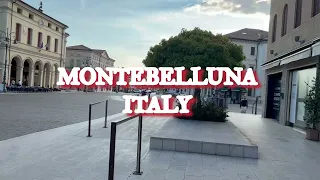 Montebelluna TV walking tour, Italy September 2022, 4K