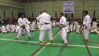 Kumite Drill with Arindam Sensei under Shiina Shihan.JKA Karate.