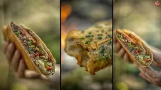 ULTIMATE CHEESE CRUST BURRITO! - BUSHCRAFT STYLE