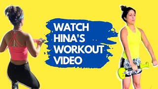 Watch Hina's Workout Video | Instant Bollywood